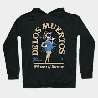 Dia De Los Muertos Lady Skull Hoodie